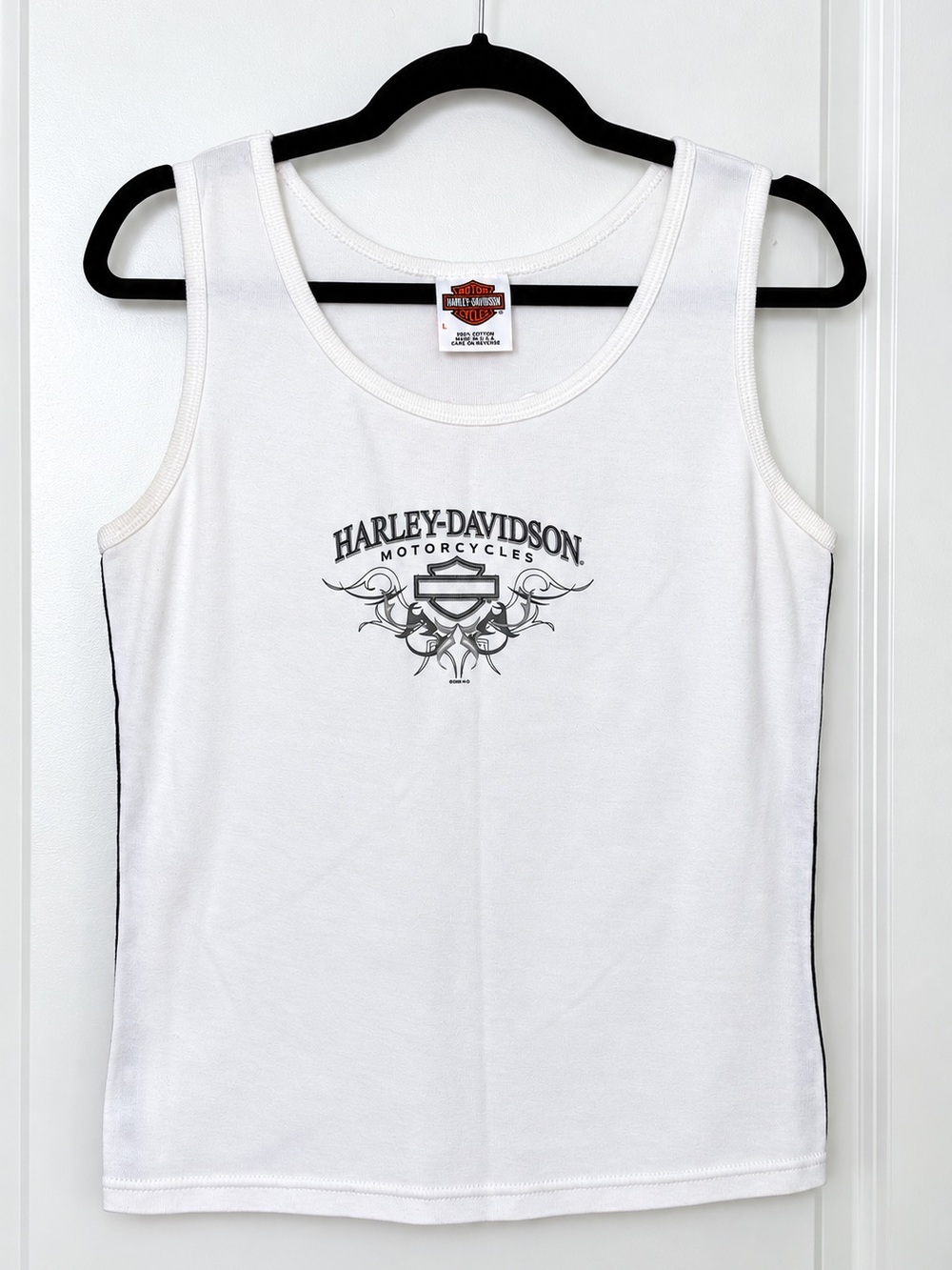 Harley-Davidson HD Albuquerque NM Women’s L Tank Top Grommet Sides